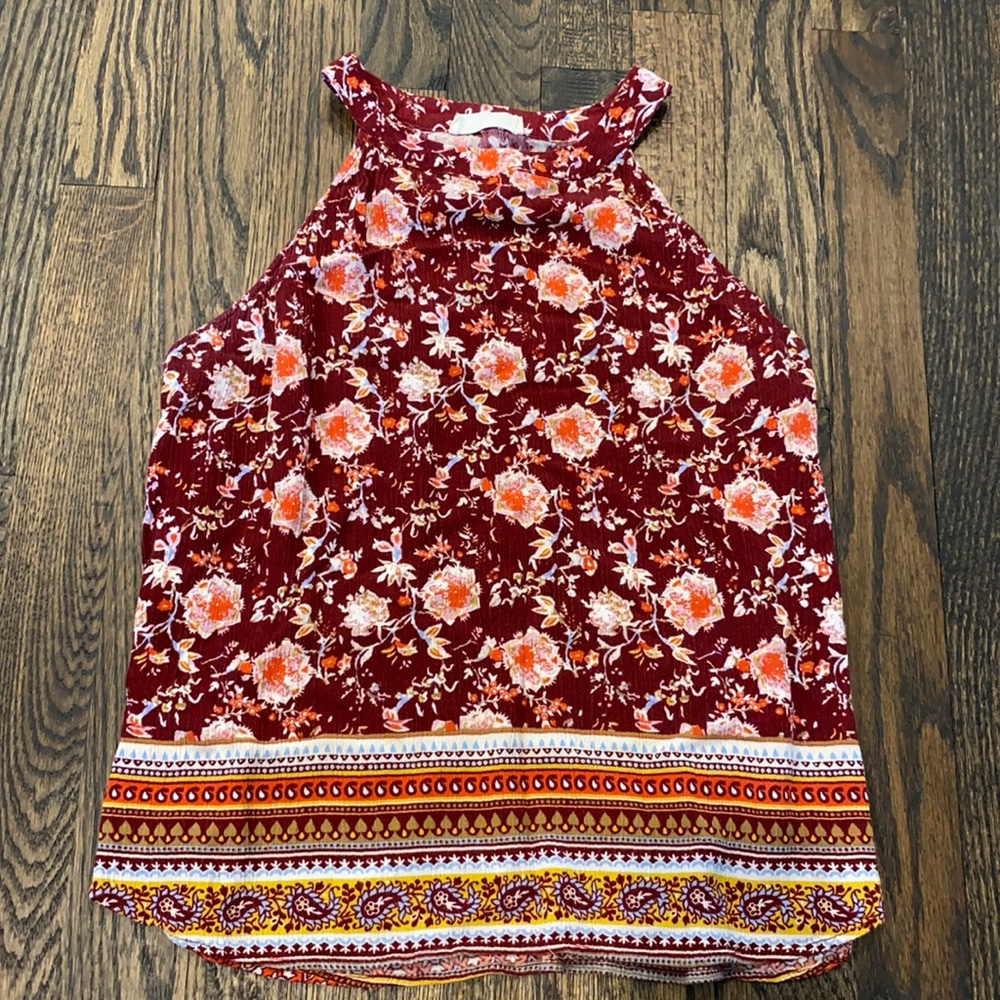 Halter neck tank top